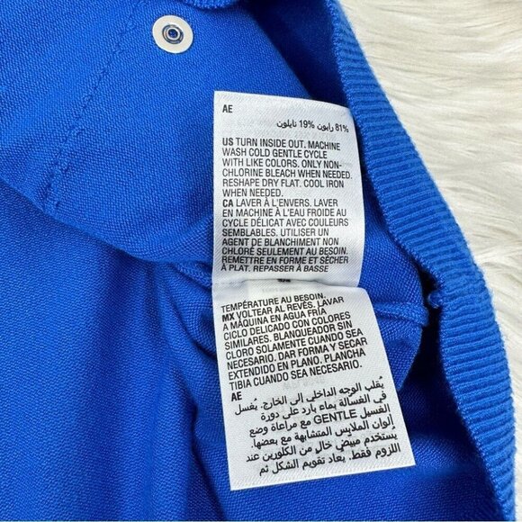 JM Collection Women's NWT Seaport Blue Crew Neck Modern Tunic Knit Sweater M/C36 - Picture 8 of 12